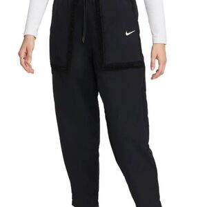 Nike Black Women's Cargo Jogger Pants with Swoosh